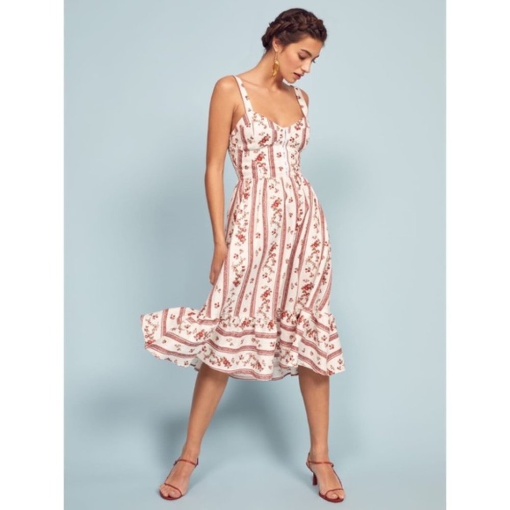 Reformation Dolci linen dress in Vienna Size 4 (Originally $248)